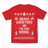Kids Merry Christmas Ya Filthy Animal Toddler T-Shirt