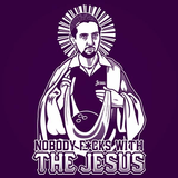Nobody F*Cks With The Jesus Men's T-Shirt