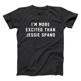More Excited Than Jessie Spano Men's T-Shirt
