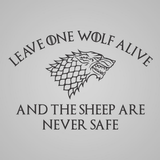 Don't Leave A Wolf Alive Men's T-Shirt