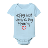 Happy First Mothers Day Mommy Baby One Piece