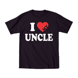 I Heart My Uncle Toddler T-Shirt