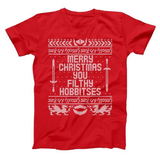 You Filthy Hobbitses Merry Christmas Men's T-Shirt