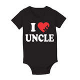 I Heart My Uncle Baby One Piece