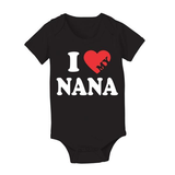 I Heart My Nana Baby One Piece