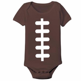 Football Laces Baby One Piece