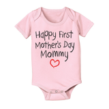 Happy First Mothers Day Mommy Baby One Piece