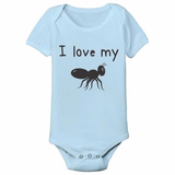 I Love My Ant Baby One Piece