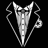 Rebel Bow Tie Fighter Tuxedo Men's T-Shirt