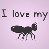 I Love My Ant Baby One Piece
