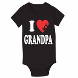 I Heart My Grandpa Baby One Piece