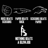 Rock Paper Sissors Blowjob Men's T-Shirt