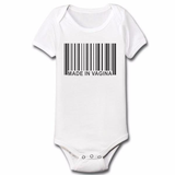 Made In Vagina Baby One Piece